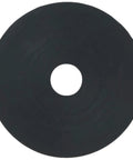 Neoprene Fender Washer Set 1/4 Inch Thick, 1-1/4 Inch Outer Diameter, 20 Pack Black, close-up view of a single washer