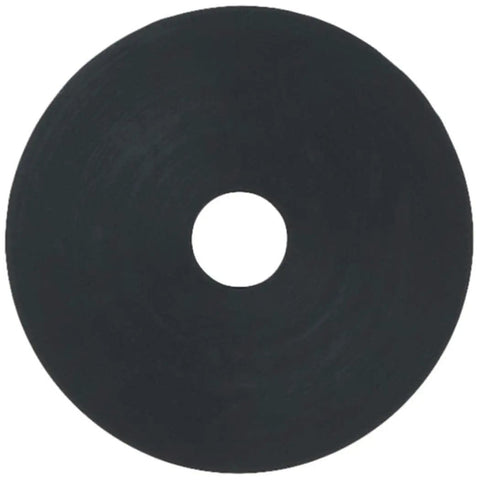 Neoprene Fender Washer Set 1/4 Inch Thick, 1-1/4 Inch Outer Diameter, 20 Pack Black, close-up view of a single washer