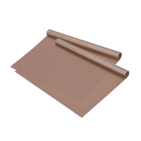 10 Pack PTFE Teflon Sheets For Heat Press 16x24 Inches Non Stick Ultra High Temp Heat Resistant Craft Mats shown in rolled form.