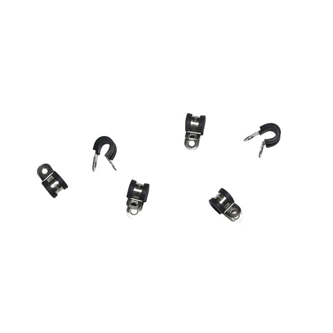 Universal Emergency Parking Brake Cable Kit With Hella Tough Corrosion Resistant Sheath And 110 Inch Reach Straight Drop In Swap For Wilwood Disc Or Drum Brakes Solid, cable clips and mounts.