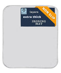 Portable Ironing Mat 21x28 Inch With Heat Reflective Silicone Coating, extra thick, non-slip ironing mat display