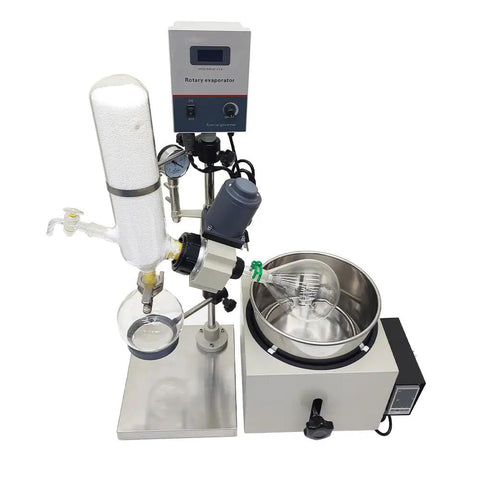 2L Rotary Evaporator Kit With 15L Circulating Water Vacuum Pump 110V Lab Rotavapor System With Digital Display for lab use.