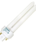 10 Pack 18W 4100K 4 Pin Double Tube CFL Lamps G24q 2 Base 1150 Lumens Long Life 12000 Hours ECOLOGIC energy saving design