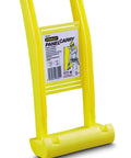 14 Inch Yellow Panel Carry Handle With Angled Grip for easy transport, enhanced visibility, better balance on job sites or in the warehouse