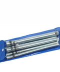 GanaZone 5 Pc Steel Coil Pipe Bender Tool Set For 6Mm 8Mm 10Mm 12Mm 16Mm Copper Tubes in packaging with steel tube benders.