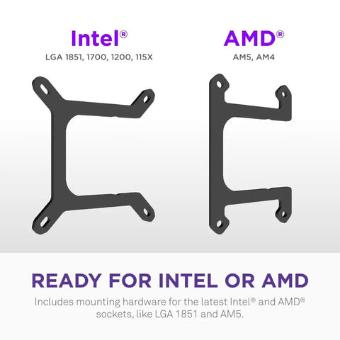 Keep Your Rig Ice Cold With This Dope 240MM AIO CPU Cooler features Intel and AMD mounting brackets for versatile compatibility.