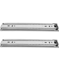 Heavy Duty Stainless Steel Drawer Slides With Bottom Mount Concealed Design For A Clean No Fuss Handle Free Look Ultra Smooth Glide Push To Open Mechanism Eliminates Drawer Pulls For Narrow Cabinets Minimalist Kitchen And Office Storage, pair