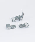 Heavy Duty Couch Spring Clips Furniture Upholstery Repair Kit Includes Eighty Sturdy Screws S Shaped Zig Zag Ek Fasteners in silver metal.