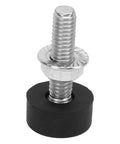 Upgrade Your 1967-1969 Camaro With This Durable Bumper Kit Featuring Heavy Duty Metal And Rubber Plugs. A Perfect Stopper Solution For Both Coupe And Convertible Models To Keep Your Ride Looking Sharp Without Worrying About Wear Or Tear In The Long Haul. metal bumper stop with rubber plug and threaded screw for Camaro bumper mount