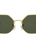 Unisex Octagon Sunglasses RB1972 Legend Gold And G15 Green Lenses Large 54mm Frame 100 Percent UV Protection Classic OG Vibe