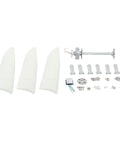100W 12V Vertical Axis Wind Turbine Kit With 3 Blades And Controller Permanent Magnet Levitation Generator Marine Grade Durability For Boats High Efficiency Wind Power System For Grab And Go Power And Backup components