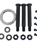 Three Piece Motor Mounting Screws Kit For Bafang M620 G510 Mid Drive E-Bike 500W 750W Crankset Cover Steel Black Hardware