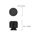 Six Pack Matte Black Cabinet Knobs And Heavy Duty Solid Cabinet Pulls For Kitchen Bath And Drawers Rugged Rust Resistant Hardware Designed For Easy Install On Cabinets dimensions shown