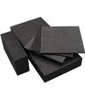 Graphite Square Block For Electrolysis And Heater Parts Electrode Plate With Plasticity 7 By 50 By 100 Mm, shown in stack