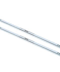 Heavy Duty Drawer Slides 450x17mm, 2 Pack Full Extension Ball Bearing Rails For Cabinets And Closets With Lock, Side Mount