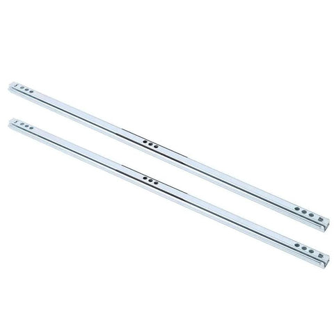 Heavy Duty Drawer Slides 450x17mm, 2 Pack Full Extension Ball Bearing Rails For Cabinets And Closets With Lock, Side Mount