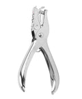 Heavy Duty Metal Single Hole Puncher For 8 Sheet Capacity With 6mm Punch Diameter And 16mm Throat Depth Slim Handle Plier Style