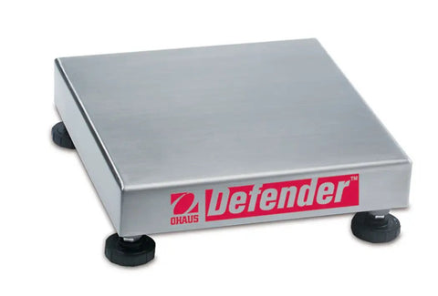 Workhorse Rectangular Scale Base Platform, 300 X 0.05 Lb Capacity NTEP Certified Industrial Weighing Stand, built tough stainless steel platform with black rubber feet.