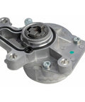 Rock Solid Vacuum Pump for Volkswagen Beetle Golf Jetta 1998 to 2004, heavy duty, direct fit, silver aluminum construction.
