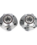 Durable Wheel Bearing And Hub Assembly Replacement High Quality For Journey 2009 Through 2017 And Ram 1500 2500 3500 2014 2015 Replaces 513286 BR930700 4721010AA showing two metal assemblies for installation.