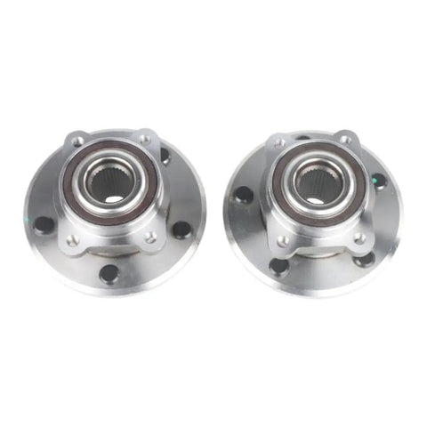 Durable Wheel Bearing And Hub Assembly Replacement High Quality For Journey 2009 Through 2017 And Ram 1500 2500 3500 2014 2015 Replaces 513286 BR930700 4721010AA showing two metal assemblies for installation.