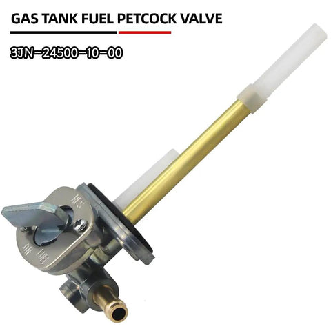 Plug And Play Fuel Valve Petcock Shut Off Gas Tank Fits Yamaha Bear Tracker 250 Big Bear 250 400 Timberwolf 250 Replacement OEM 3JN-24500-10-00 ATV Gas Valve For Easy Install And Long-Lasting Performance.