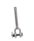 Tough As Nails 1 1/2 Inch T316 Stainless Steel Jaw Turnbuckle With Right Hand Thread, heavy duty marine rigging component.