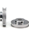 GT2 Timing Pulleys Set Two Piece 20T And 80T Aluminum 12mm Bore Synchronous Wheel With 250mm Belt And 6mm Wide Drive