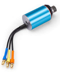 Beefed Up Brushless Motor With Pinion And Set Screw Upgrade Kit For One To Eighteen Scale RC Cars Fits 18859A M1904 M1905 Blue