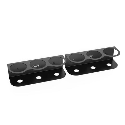 Must-Have All-Purpose Spray Bottle Holder Wall Mount Heavy Duty Powder Coated Steel Storage Rack For Garage And Home