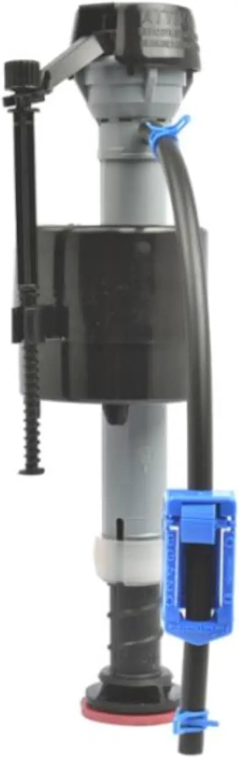 Premium Universal Toilet Fill Valve For Quiet, Powerful Flush, Adjustable Height 9 To 14 Inches, Roller Clamp Water Saving