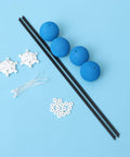 Rc Helicopter Landing Gear Training Kit With Sponge Ball Cushions for Stable Flight and Reduced Risk components laid out