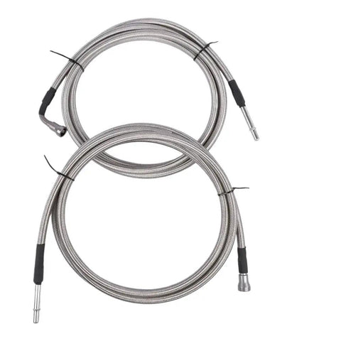 Best Fuel Line Quick Fix Kit For Chevy Silverado And GMC Sierra 1500 Crew With 4.8L Or 5.3L V8 Engines From 2004 To 2006 Model Replaces Part 15946187 braided fuel lines with fittings