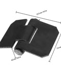 Beefy Heavy Duty Weld On Trailer Door Hinges Two Pack Thickened Steel Gate Hinges with Removable Axle for RVs and Metal Gates