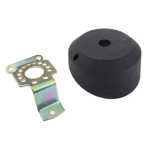 Black 20 Degree Boat Steering Bezel Kit For Outboard And Inboard Engines Angled Bezel With Three Quarters Inch Diameter