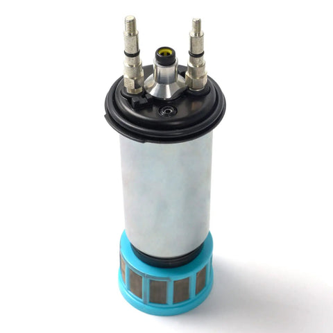 Marine Outboard Fuel Pump With Strainer 808505T01 Plug And Play Replacement for Mercury 3.0L showing connectors and strainer