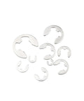 20 Piece 304 Stainless Steel E Clip Washer Set Circlip Retaining Rings Kit For Shaft Fasteners M1.2 To M10 Pro Grade Durable Groove Retainers