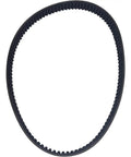 Heavy Duty Drive Belt For Marathon Golf Cart 1976 To 1986 2 Cycle Gas With 2PG Engine CVT Clutch Replacement displaying belt teeth