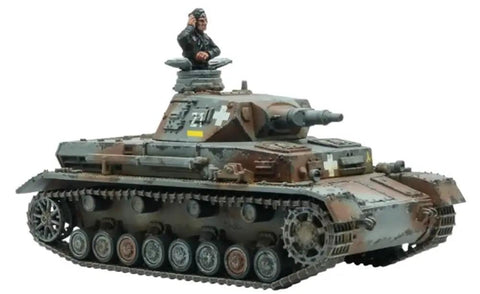 Bolt Action Rattenkrieg German Veteran Infantry Starter Army For Close Quarters Wargaming detailed tank mini with commander
