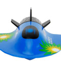 Front view of High Velocity RC Boat With Built In Rechargeable Battery Remote Control Waterproof Speed Boat For Lakes And Pools