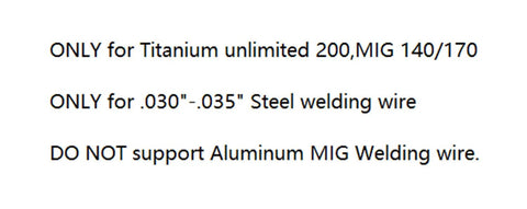 Text instructions for Top Notch MIG Welding Gun With 10 Foot Cable And 5 Pin Connector Rated For 180 Amps specifications.