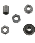 Lightweight 190mm Bicycle Rear Hub Axle Kit For Multiple Speed Systems 3 8 Inch 26 TPI Conical Lock Nut Washer Assembly
