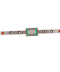 Miniature Linear Slide Bearing Kit With 9mm Stroke And 25mm Travel, Steel Lightweight Block, 100mm Compact Rail, 4 Point Design