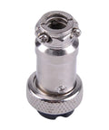 Close-up of a single connector from Five Pack Six Pin Ham CB Radio Microphone Cable Plug Set For Magnum DeltaForce RCI Transceivers