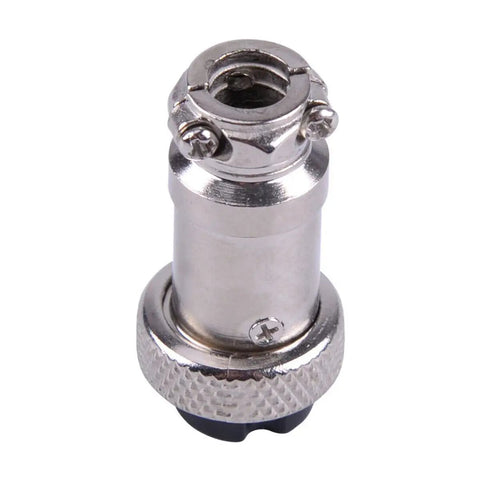 Close-up of a single connector from Five Pack Six Pin Ham CB Radio Microphone Cable Plug Set For Magnum DeltaForce RCI Transceivers