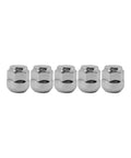 Beefy Chrome Wheel Lug Nuts 5 Pack M14x1.5 Compatible With Honda Odyssey Passport Pilot Ridgeline MDX RLX ZDX TL 2009 To 2021 Durable