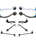 Mercedes-Benz Suspension Kit Assembly Front And Rear Left And Right With Inner Outer Upper And Lower Control Arms Tie Rods Sway Bushings