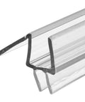 Frameless Shower Door Bottom Seal For 3/8 Inch Glass, 36 Inch Doors, Clear Vinyl Pack Of 4, Stops Leaks And Creates A Tight Water Barrier