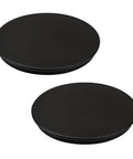 Two black Water Tank Lid Cover Replacements For Vertuo Plus Coffee Machines Fits Krups Vertuo Plus XN900810 XN900T10 Series round shape
