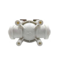 Front view of One Quarter Inch Thread DC 12V Solenoid Valve NC Normally Closed Water Inlet Flow Switch for various appliances